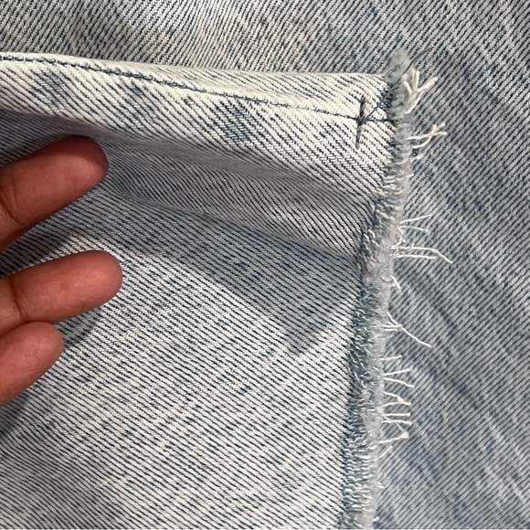 EUC Abercrombie & Fitch Curve Love High Rise Cropped Wide Leg Jean - Picture 7 of 11